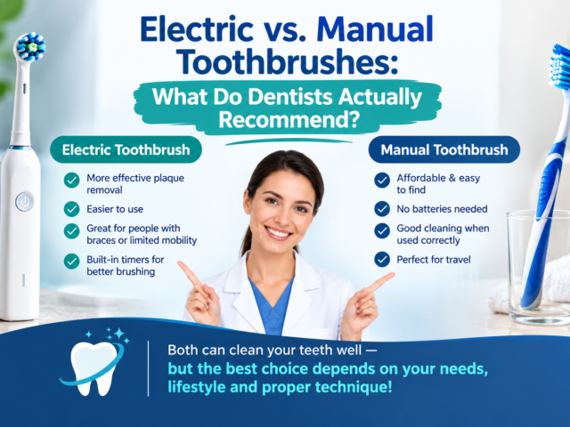Electric vs. Manual Toothbrushes: What Do Dentists Actually Recommend?